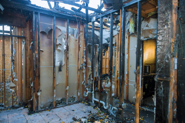 Professional Fire Damage Removal technician working in Coopersburg, PA